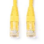 Netwerkkabel | Cat6 U/UTP | 15 meter (100% koper, Geel), Nieuw, Verzenden