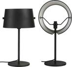 Mica Decorations Real Tafellamp - H53 x Ø28 cm - Zwart, Huis en Inrichting, Verzenden, Nieuw