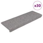 vidaXL Trapmatten zelfklevend Sisal-Look 30 st 65x21x4cm, Doe-het-zelf en Verbouw, Ladders en Trappen, Verzenden, Nieuw