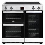 Belling Cookcentre 90Ei RVS Inductiekookplaat zones1839, Witgoed en Apparatuur, Fornuizen, Ophalen of Verzenden, Nieuw