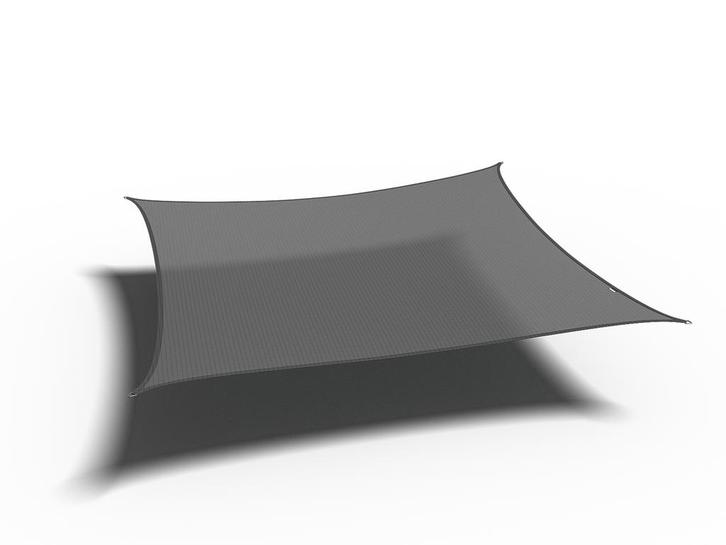 Platinum Coolfit  schaduwdoek vierkant antraciet 3,6 x 3,6, Tuin en Terras, Schaduwdoeken, Nieuw, Verzenden