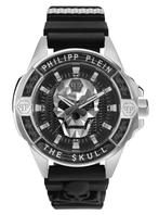 Philipp Plein PWAAA1622 The Skull Carbon Fiber horloge 44 mm, Overige merken, Staal, Verzenden, Polshorloge