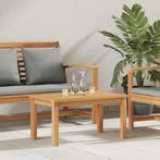 vidaXL Salontafel Bruin 70 x 40 x 36 cm Massief teakhout, Verzenden, Nieuw