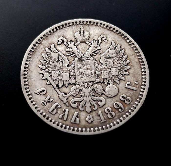 Rusland. Nicholas II. 1 Rouble 1898 * (Zonder Minimumprijs), Postzegels en Munten, Munten | Europa | Niet-Euromunten