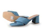 Manfield Muiltjes in maat 41 Blauw | 10% korting, Kleding | Dames, Schoenen, Overige typen, Manfield, Gedragen, Verzenden