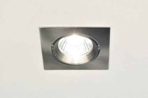 Rietveld Inbouwspots - Staalgrijs - Staal, Metaal, Huis en Inrichting, Lampen | Hanglampen, Verzenden