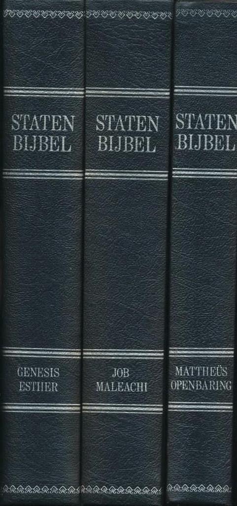 Statenbijbel set 3 delen 9789033100406 Jacob en Pieter Keur, Boeken, Godsdienst en Theologie, Gelezen, Verzenden