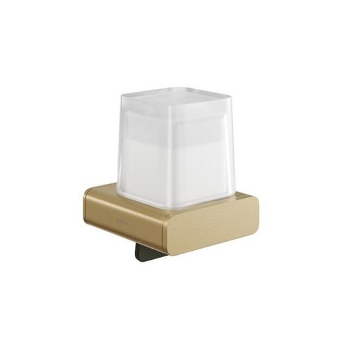 Zeepdispenser Geesa Shift met Gesatineerd Glas 200 ml Goud, Doe-het-zelf en Verbouw, Sanitair, Ophalen of Verzenden
