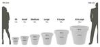 Set van 4 stuks Kunststof Bloempot Wit Ø39cm Dubbelwandig, Tuin en Terras, Bloempotten, Ophalen of Verzenden, Nieuw