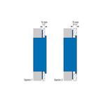 Inbouwnis BWS Alfie 30x60 cm Met LED Verlichting Geborsteld, Ophalen of Verzenden, Nieuw