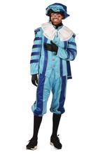 Pietenpak Cadiz Kobaltblauw-Turquoise met cape - S, Diversen, Sinterklaas, Verzenden, Nieuw