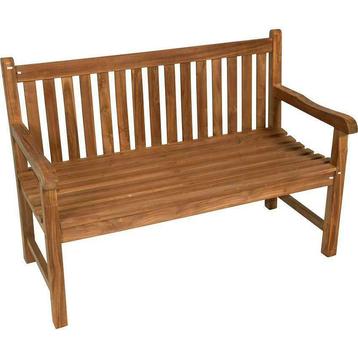 Tuinbank 2 persoons 130 cm teakhout - tuinbanken teak hout