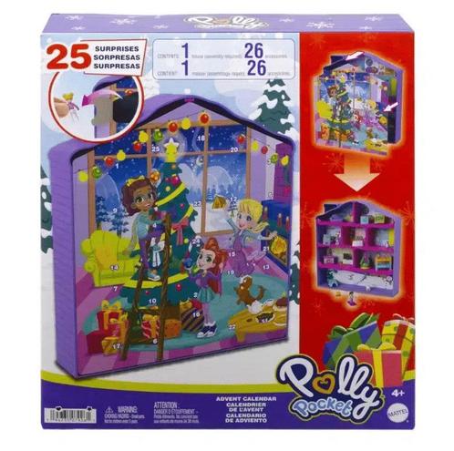 Polly Pocket Adventskalender Kersthuis, Kinderen en Baby's, Speelgoed | Overig, Nieuw, Ophalen of Verzenden