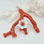 Bloedkoraal - Zilver - Ketting met hanger - CORALLO