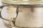 Verzilverde Houder met Vintage Pyrex Schaal, Antiek en Kunst, Ophalen