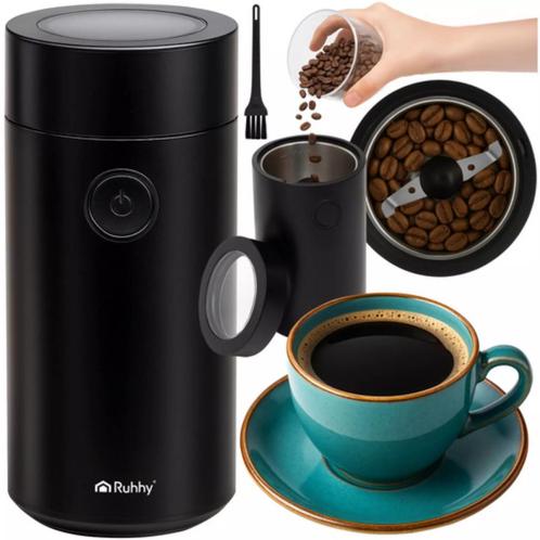 Ruhhy elektrische koffiemolen – compact en BPA-vrij – 15, Huis en Inrichting, Keuken | Keukenbenodigdheden, Nieuw, Ophalen of Verzenden