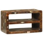 vidaXL TV-meubel Multikleur 60 x 32 x 36 cm Massief, Huis en Inrichting, Woonaccessoires | Cd- en Dvd-rekken, Verzenden, Nieuw