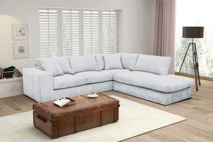 Hoekbank Lelystad - hoekbanken - Wit, Huis en Inrichting, Banken | Sofa's en Chaises Longues, Nieuw, Stof