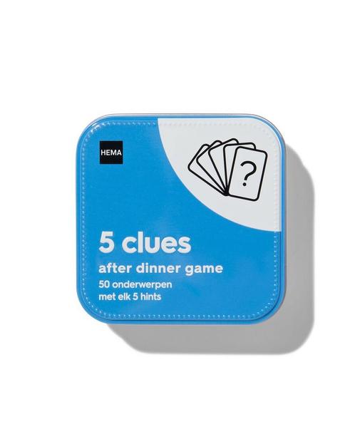 HEMA After dinner game 5 hints, Kinderen en Baby's, Speelgoed | Kinderpuzzels, Nieuw, Verzenden