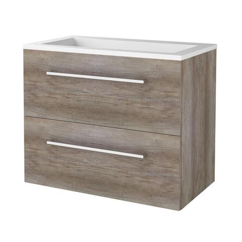 Badmeubelset Aquasplash Salt 80x46cm Met Grepen (Kleurkeuze), Doe-het-zelf en Verbouw, Sanitair, Ophalen of Verzenden