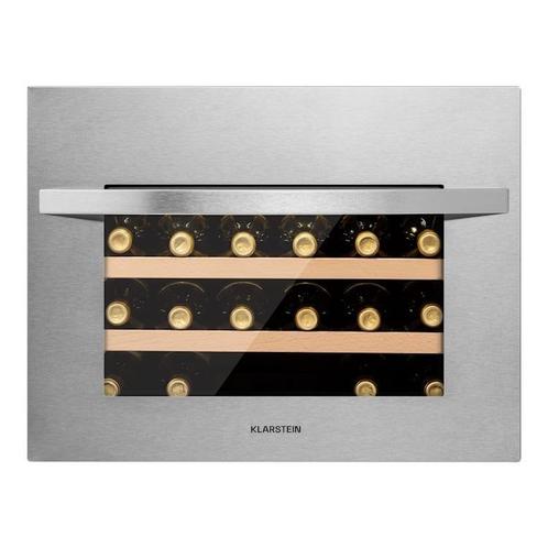 Inbouw Wijnklimaatkast Wijnkast Wijnkoeler Glasdeur RVS, Witgoed en Apparatuur, Koelkasten en IJskasten, Minder dan 75 liter, Nieuw