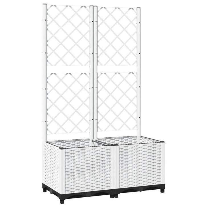 Plantenbak 80cm met Klimhulp | 40% Korting | OP = OP, Tuin en Terras, Bloembakken en Plantenbakken, 60 cm of meer, 60 tot 100 cm