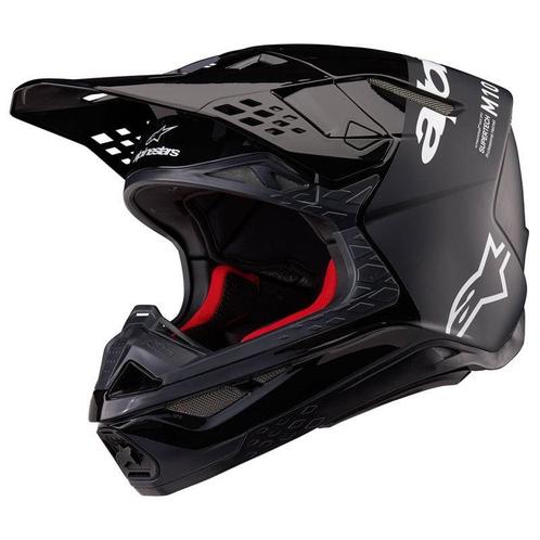 Alpinestars Supertech S-M10 Flood Helmet Ece 22.06 Black, Motoren, Kleding | Motorhelmen, Offroadhelm, Heren, L, Nieuw met kaartje