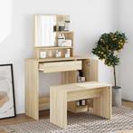 vidaXL Kaptafelset 86,5x35x136 cm sonoma eikenkleurig, Verzenden, Nieuw