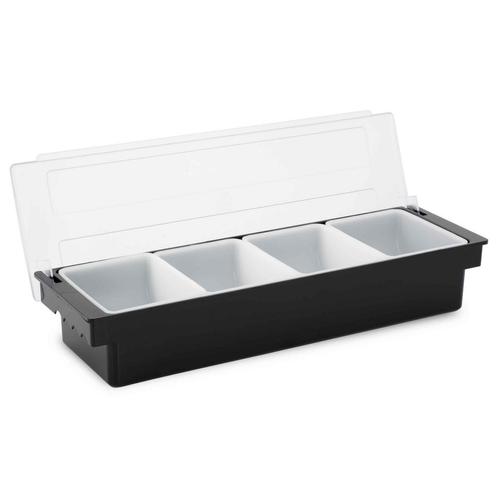 HCB Ingredientenhouder - 4 bakken - 49,5 cm, Zakelijke goederen, Horeca | Keukenapparatuur, Nieuw in verpakking, Overige typen