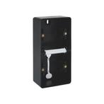 Niko New Hydro onderbak opbouw dubbel zwart IP55 zonder, Ophalen of Verzenden, Nieuw