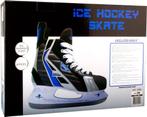 Nijdam IJshockeyschaats - Polyester - Deluxe - Zwart/Zilver, Ophalen of Verzenden, Nieuw, Nijdam