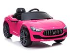 Maserati Ghibli, 12v elektrische kinderauto, rubberen ban..., Nieuw, Verzenden