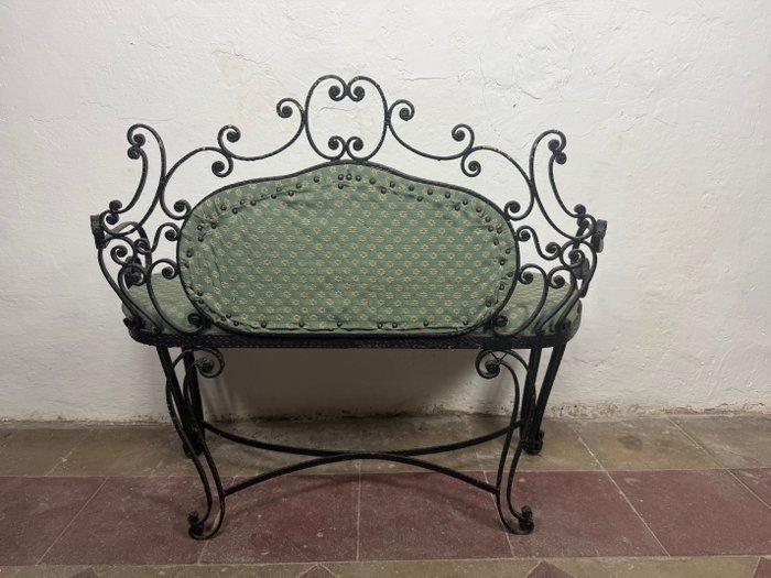 Sofa - IJzer, Smeedijzer, Textiel, Antiek en Kunst, Curiosa en Brocante