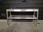 Etagère verwarmd | warmtebrug | 2 niveaus | 122 cm, Gebruikt, RVS Meubilair