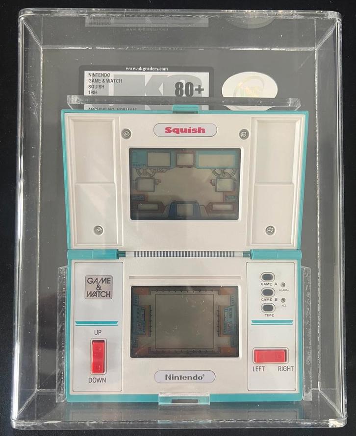 Nintendo Game & Watch: Squish (MG-61) (UKG graded), Spelcomputers en Games, Spelcomputers | Overige, Zo goed als nieuw, Verzenden