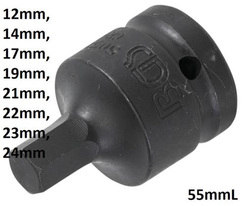Bgs Technic Krachtbit dop 20 mm 3/4) Inbus 12 mm, Auto diversen, Autogereedschap, Verzenden