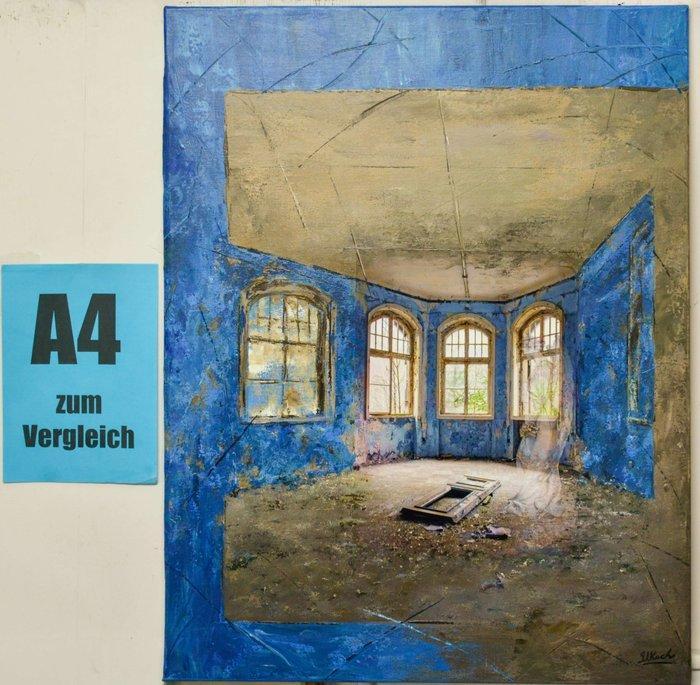 Isak W. Koch - Remember the Flowers (Erinnere dich an die, Antiek en Kunst, Kunst | Schilderijen | Modern