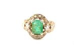 Ring - 19.2 kt. Witgoud - Smaragd, Nieuw