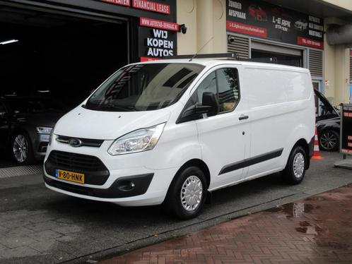 Ford Transit Custom 270 2.2 TDCI L1H1 Trend Airco PDC, Auto's, Bestelauto's, Lease, Handgeschakeld, Wit, Ford, Financial lease