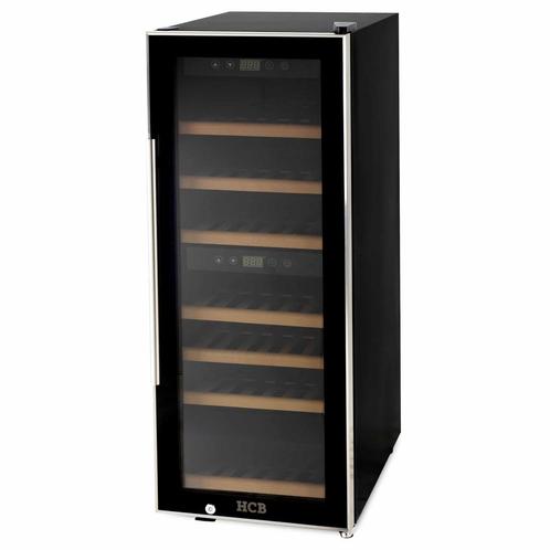 HCB Luxe wijnkoelkast - 38 flessen - dubbele zone - zwart -, Zakelijke goederen, Horeca | Keukenapparatuur, Nieuw in verpakking