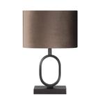 LED Tafellamp poot ovaal | Zwart | Verona | 38cm, Huis en Inrichting, Lampen | Tafellampen, Ophalen of Verzenden, Nieuw
