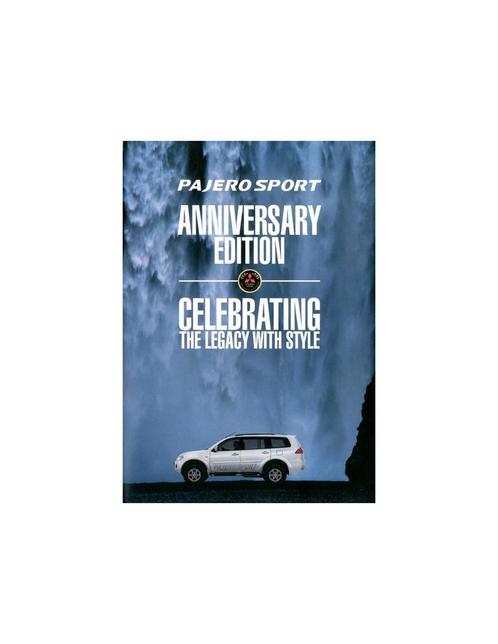 2013 MITSUBISHI PAJERO SPORT ANNIVERSARY EDITION BROCHURE, Boeken, Auto's | Folders en Tijdschriften, Mitsubishi