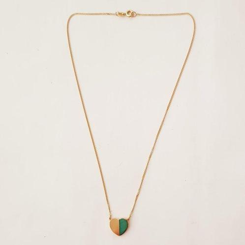 Ketting met hanger - 18 karaat Geel goud, Sieraden, Tassen en Uiterlijk, Antieke sieraden