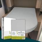 Textielpakket Queensbed/Eilandbed - 1 molton met 1 jersey, Verzenden, Nieuw, Wit