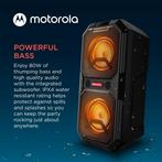 2dekans | Motorola Sound Bluetooth Speaker - ROKR 820 - 80W, Audio, Tv en Foto, Ophalen of Verzenden, Zo goed als nieuw