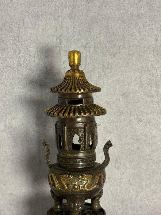 Tempel wierookbrander - Brons - China - Eind 20e eeuw, Antiek en Kunst, Antiek | Overige Antiek