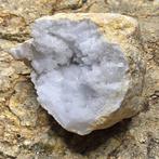 Natuurlijke kwarts-geode-portie ø 7x5,5 cm- 145 g - (1)
