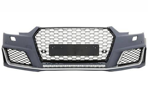 Voorbumper Audi A4 B9 2015-2019 RS4 Look Zilver/Zwart, Auto-onderdelen, Carrosserie en Plaatwerk, Ophalen of Verzenden