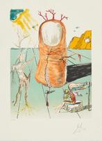 Salvador Dali (1904-1989) - The Vision of the Angel of Cap, Antiek en Kunst