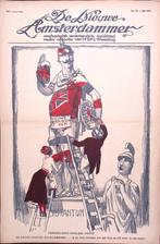 Spotprent over politiek in Griekenland tijdens Eerste Wer..., Antiek en Kunst, Kunst | Litho's en Zeefdrukken, Verzenden